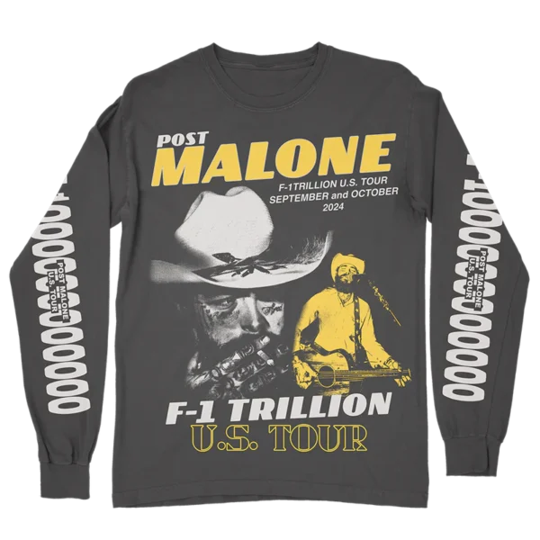 Posts M Malones F-1 Tour 2024 sweatshirt