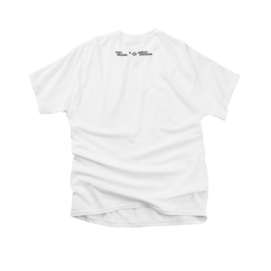 POST MALONE x H-D FLAMING BAR & SHIELD WHITE TEE