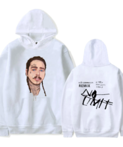 Post Malone Print Hoodie