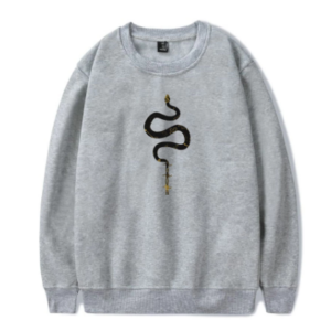 Post Malone Snake Print Gray Sweatshirts