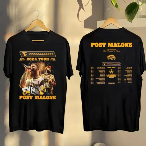 Post Malone The F-1 Trillion Tour 2024 Shirt