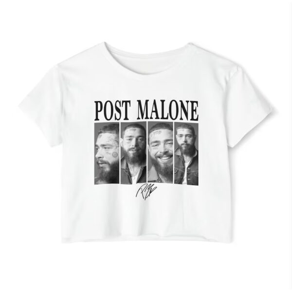 Post Malone crop Shirt