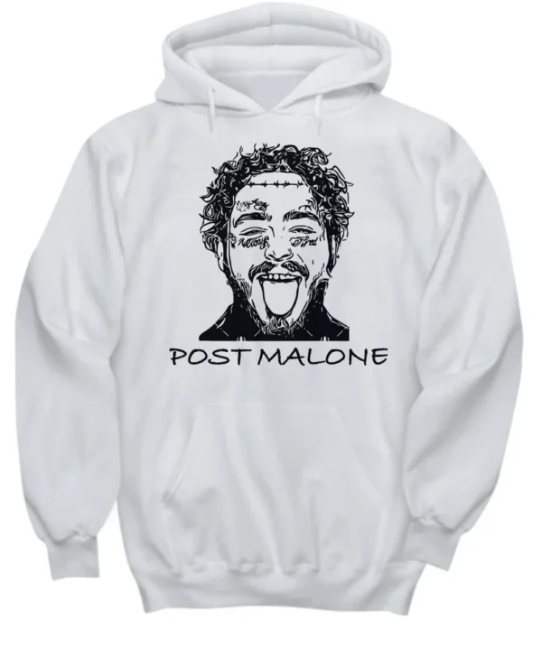 Post malone printed hoodie