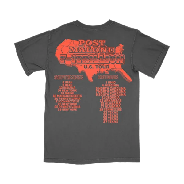 F 1 Trillion Post Malone Tour T Shirt