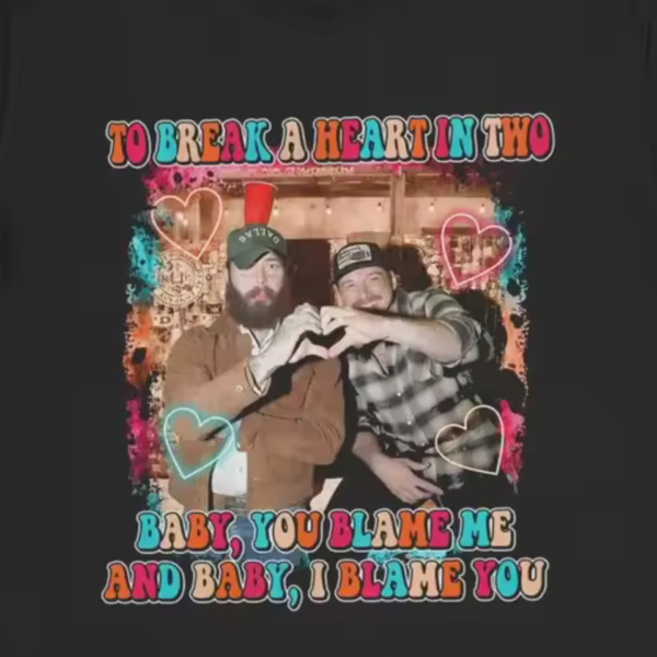 Post Malone & Morgan Wallen To Break A Heart In Two Hoodie