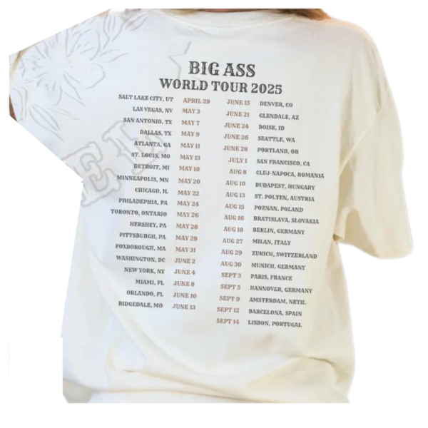 The Big Ass Stadium Tour 2025 Posty & Jelly Shirt