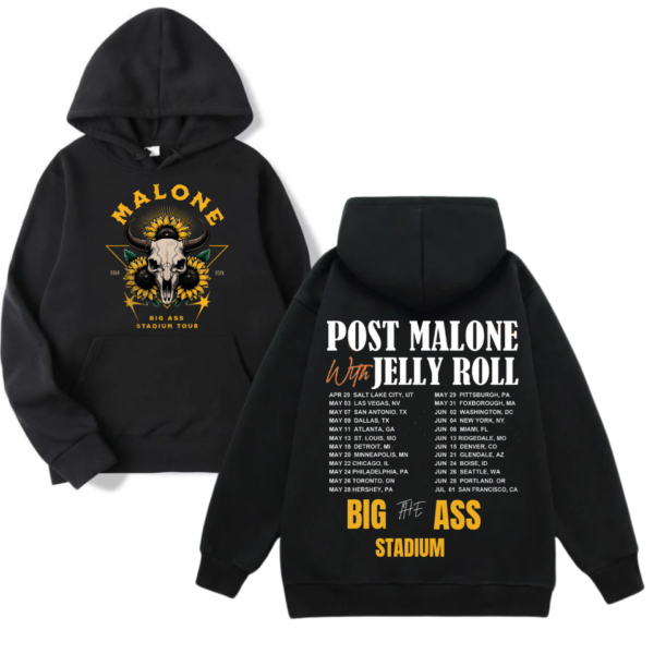 The Big Ass Stadium Post Malone Tour Hoodie