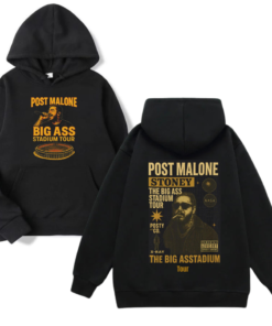 Post Malone Big Ass Stadium Tour 2025 Hoodie