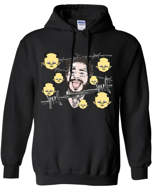 Post Malone Emoji Black Hoodie
