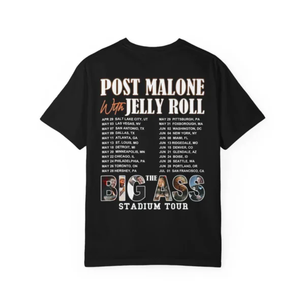 Post Malone Big Ass Stadium Tour 2025 Shirt