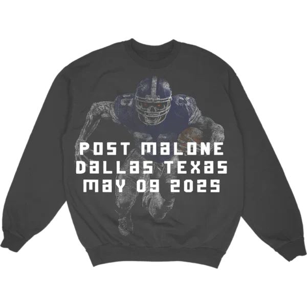 Post Malone X Dallas Cowboys Black Sweatshirt