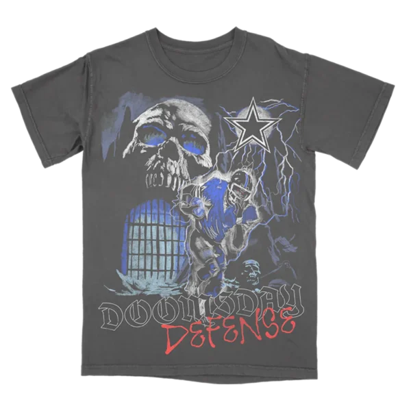 Doomsday Defense Post Malone X Dallas Cowboys Black T-Shirt