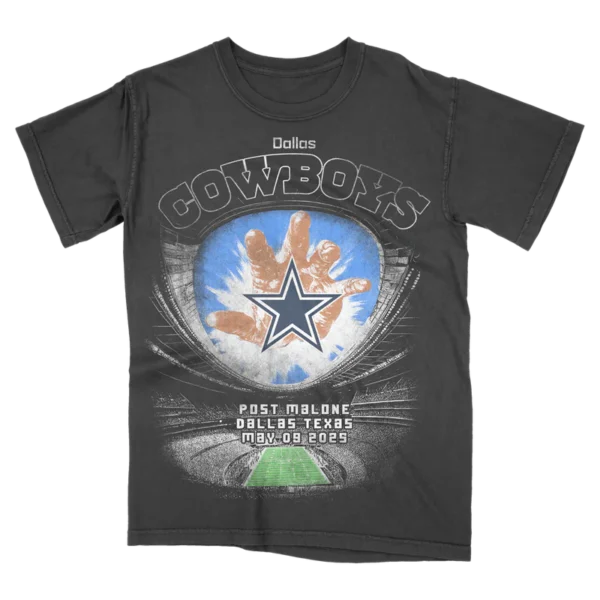 Post Malone X Dallas Cowboys Stadium T-Shirt