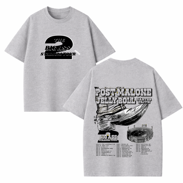 Post Malone with Jelly Roll The Big Ass Stadium Tour Part 2 Shirt