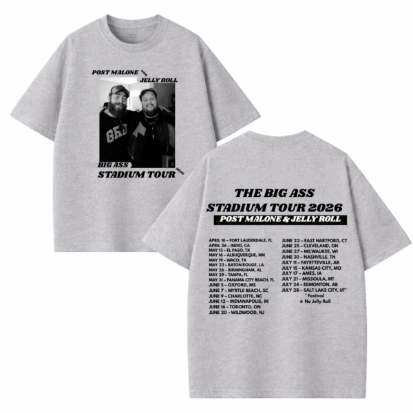 Post Malone & Jelly Roll Big Ass Stadium Tour Part 2 Shirt