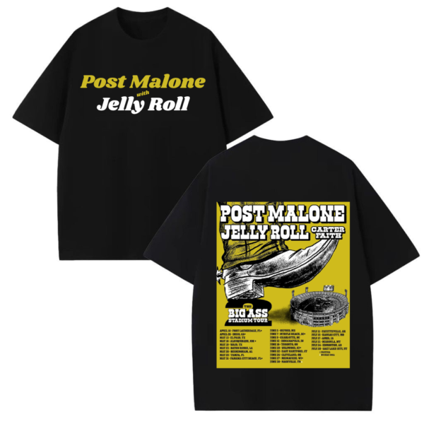 Post Malone With Jelly Roll BAST 2026 Shirt